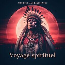 Cover of Voyage spirituel: Connectez-vous avec votre shaman intérieur et votre animal totem, Méditation profonde avec la flûte amérindienne