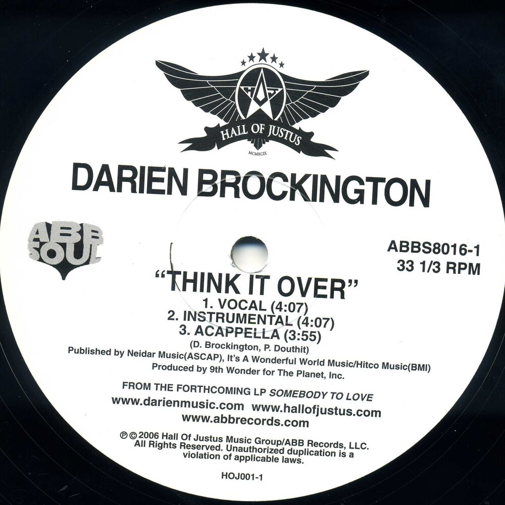 Picture of Think It Over/I Need You