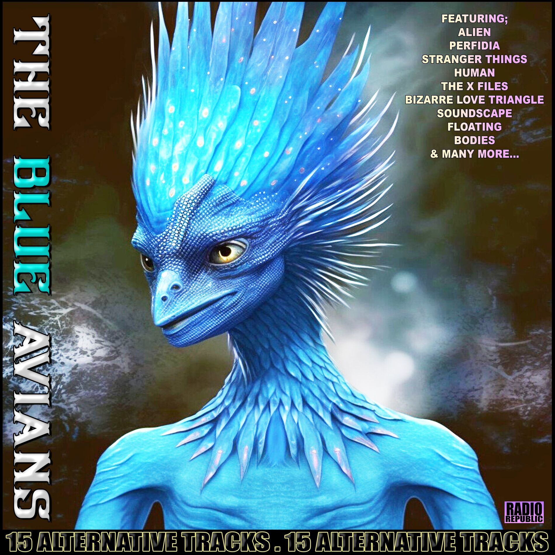 Album cover of The Blue Avians 15 Alternative Tracks