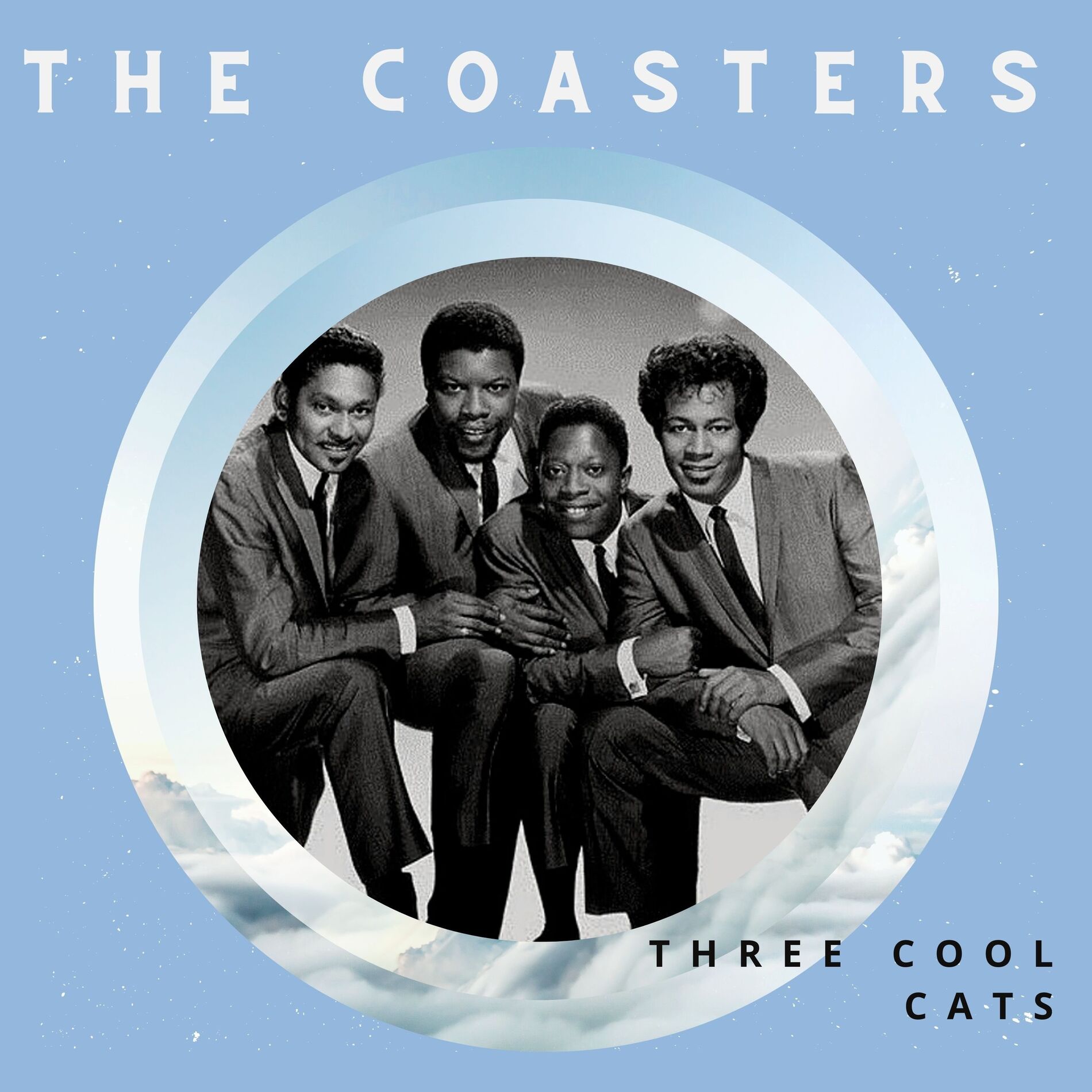 Album cover of Three Cool Cats - The Coasters