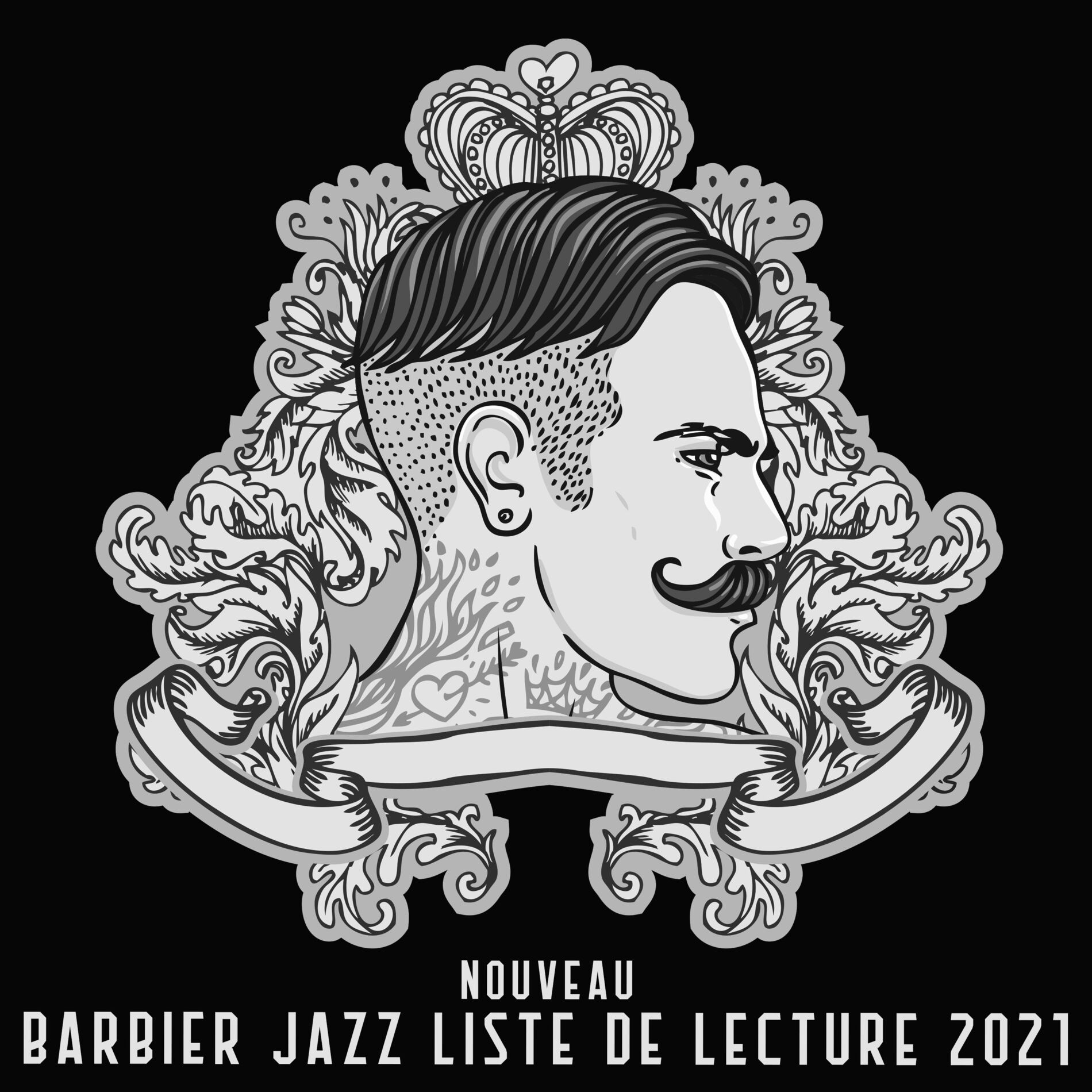Album cover of Nouveau Barbier jazz liste de lecture 2021 (New Barber Jazz Playlist 2021). Salons et clubs pour hommes