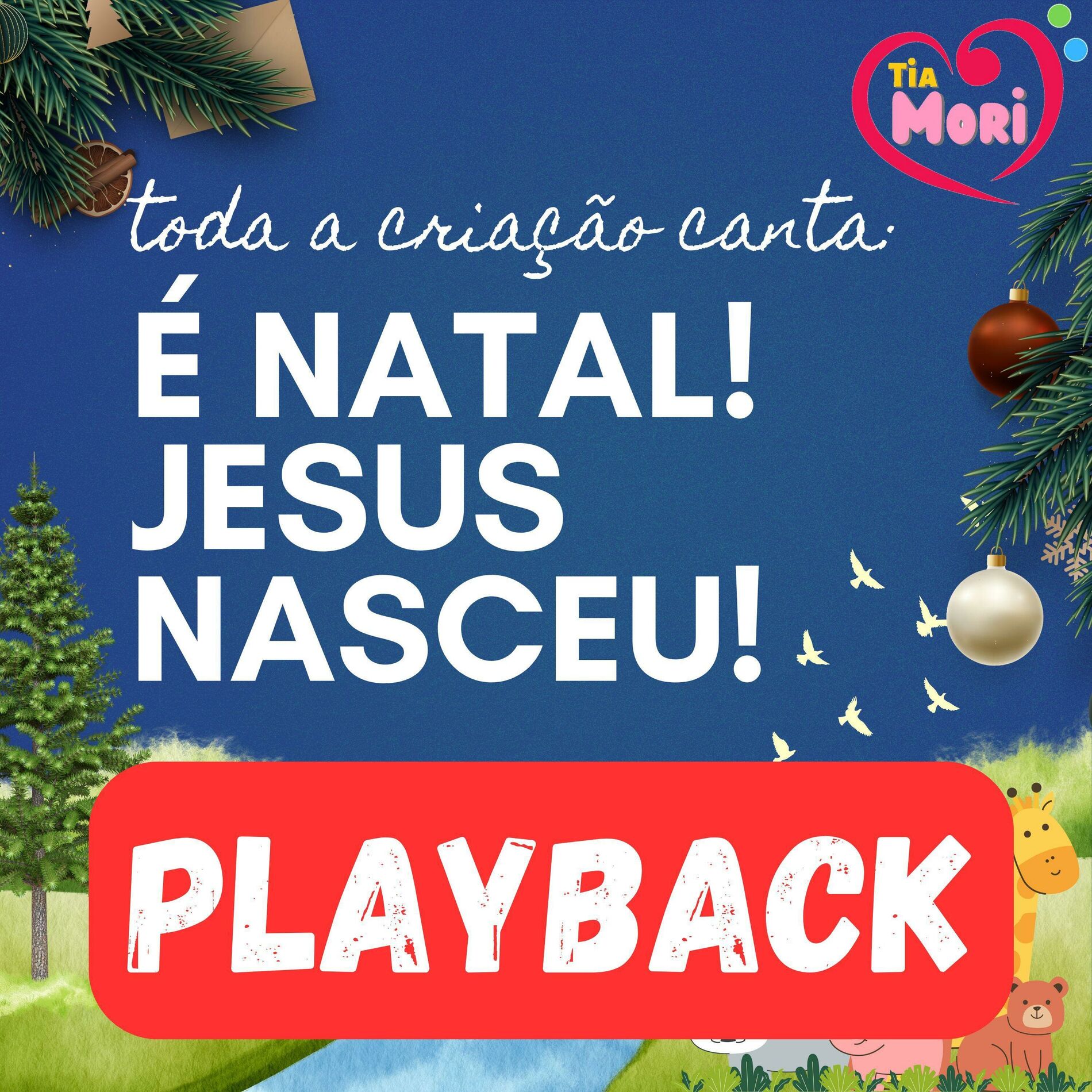 Album cover of Toda a Criação Canta: É Natal! Jesus Nasceu! (Playback)