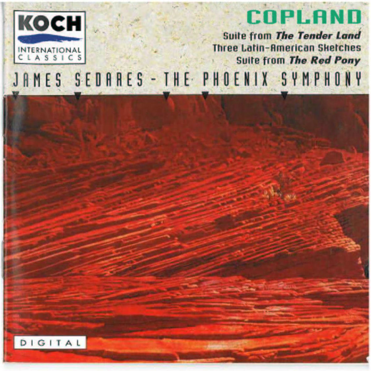 Album cover of Copland: Tender Land - Suite; Three Latin American Sketches; Red Pony - Suite