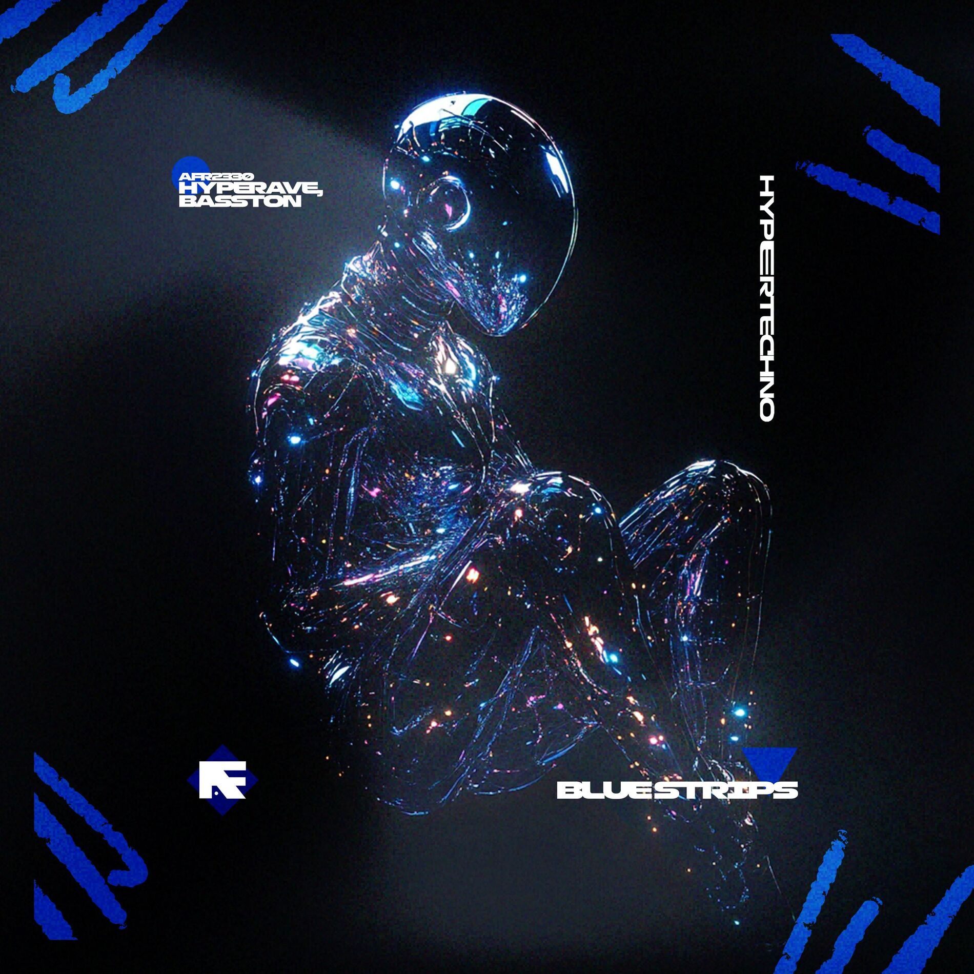 Album cover of BLUE STRIPS (HYPERTECHNO)