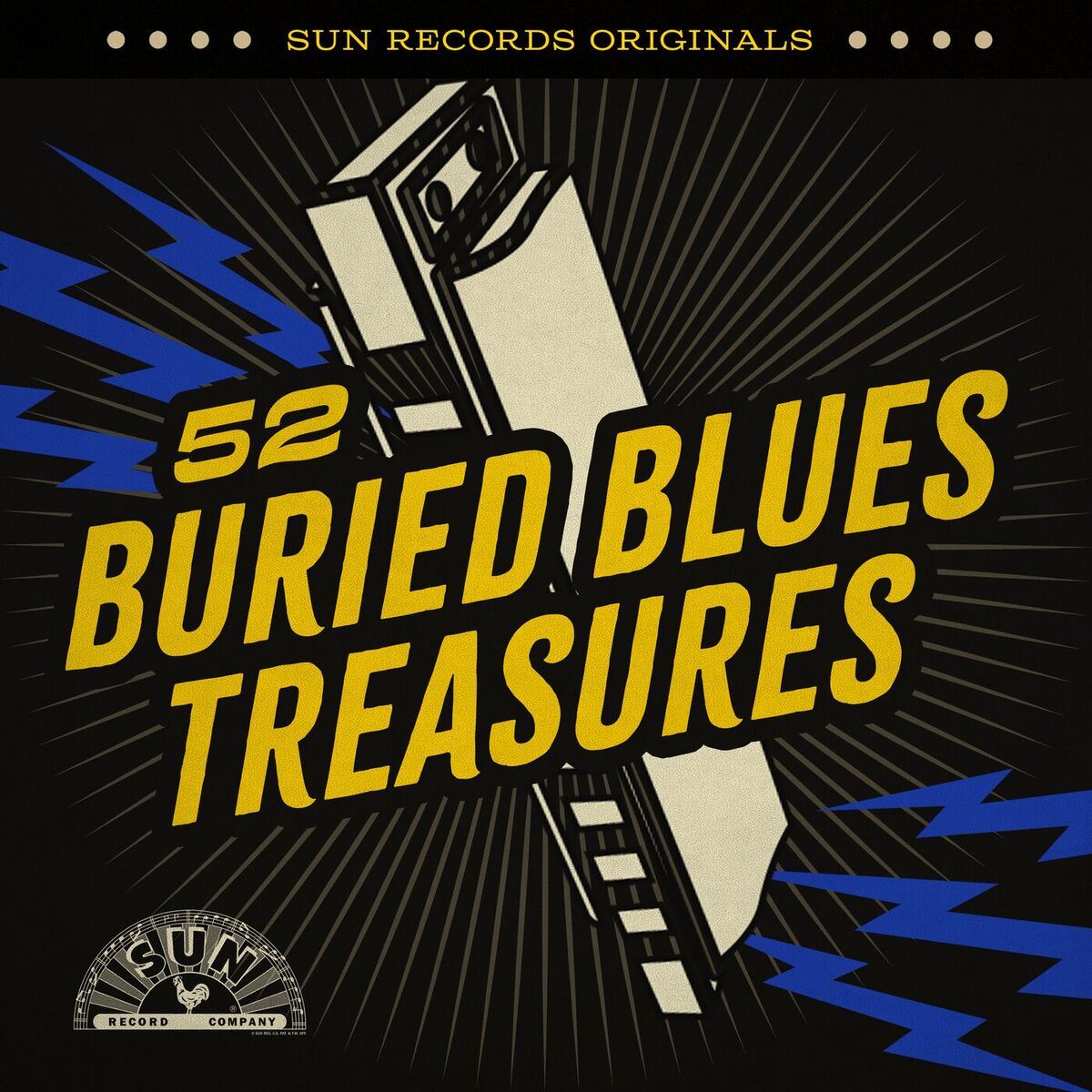 Album cover of Sun Records Originals: 52 Buried Blues Treasures