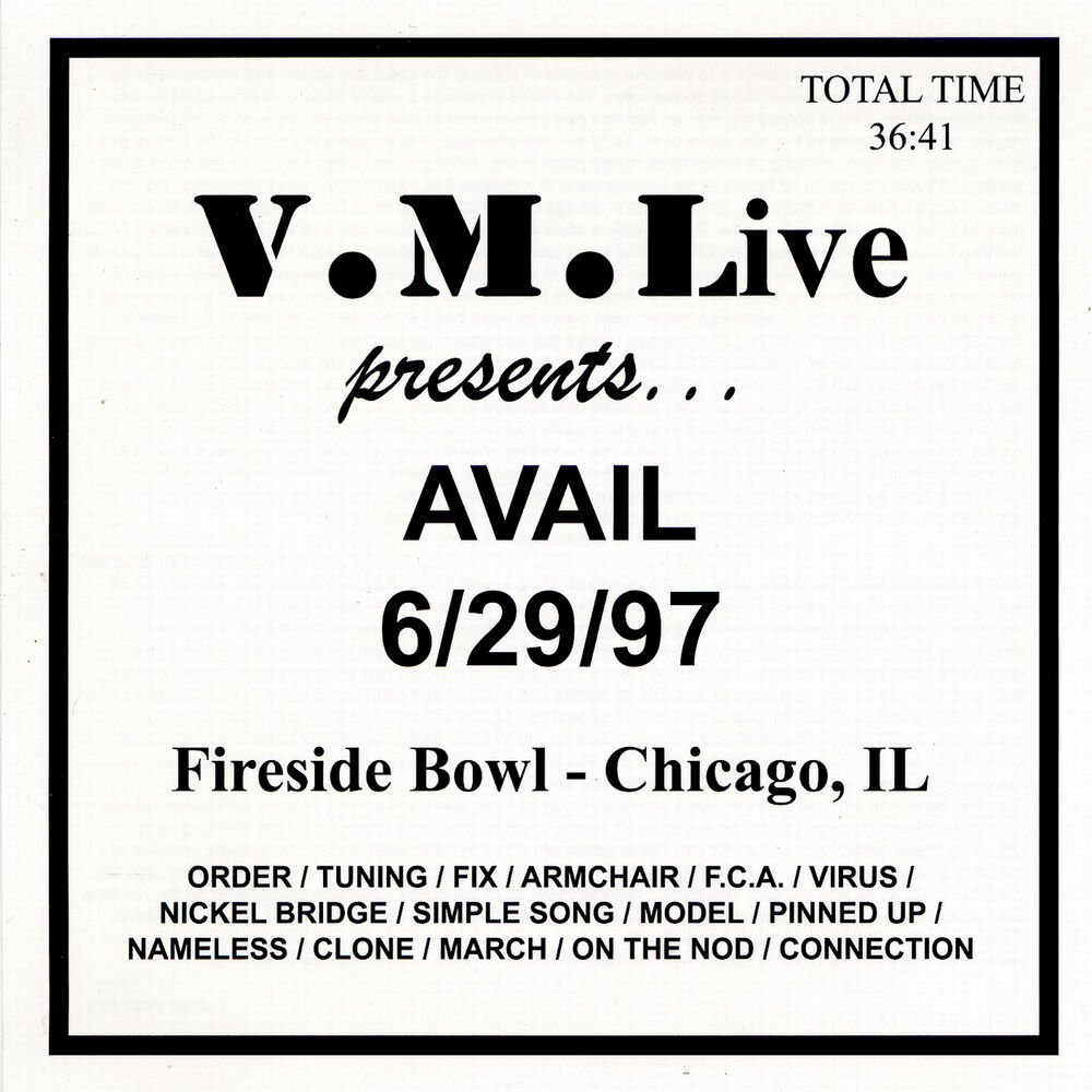 Picture of V.M.Live Presents Avail 6/29/97