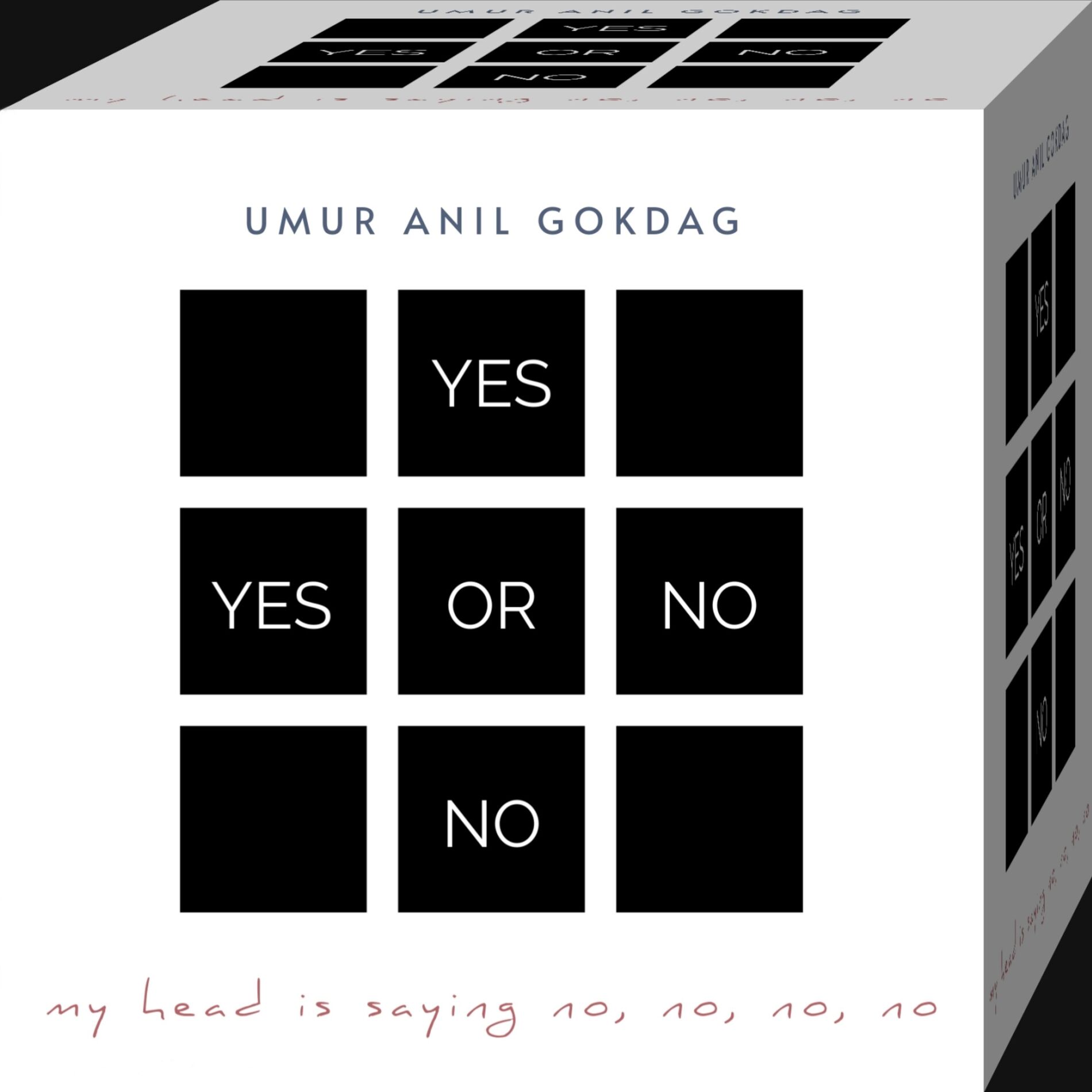 Album cover of my head is saying no, no, no, no