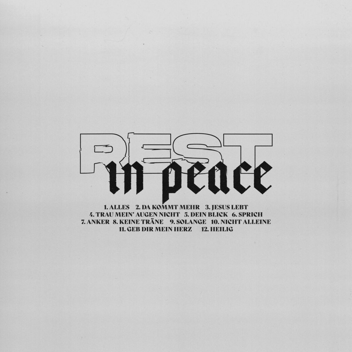 Album cover of Rest in Peace