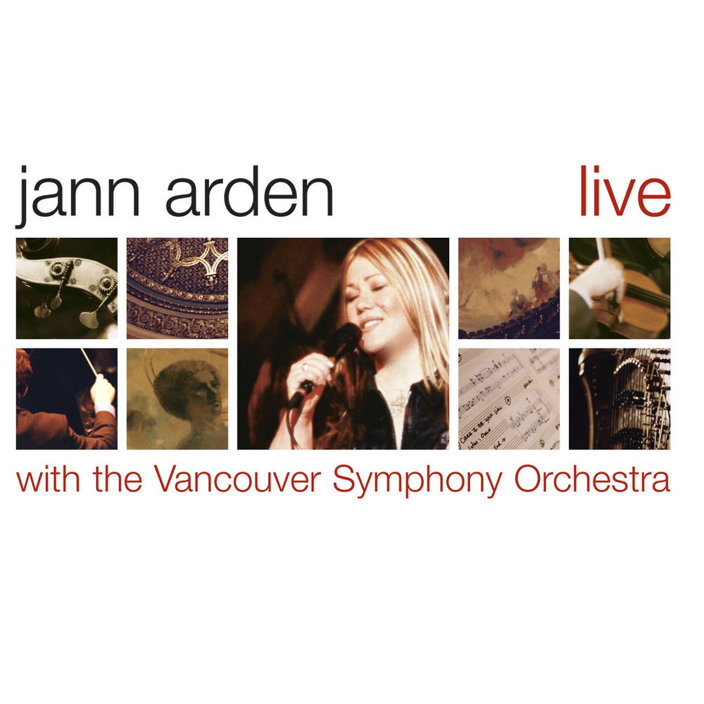 Jann Arden - Live with the VSO cover