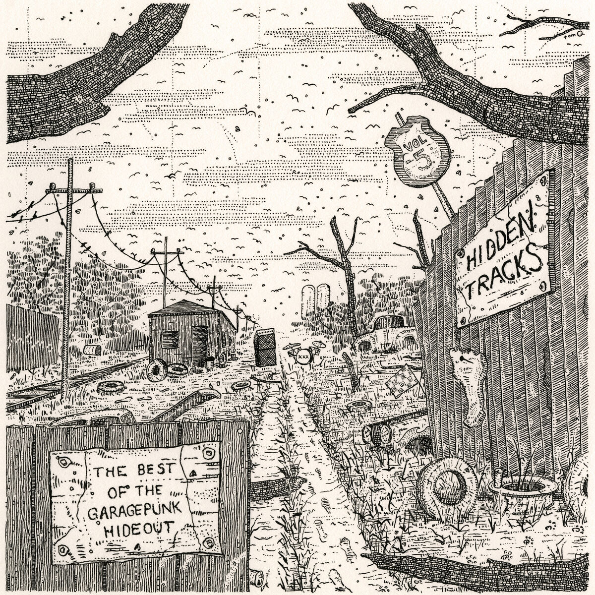 Album cover of Hidden Tracks - The Best of the GaragePunk Hideout, Vol. 5