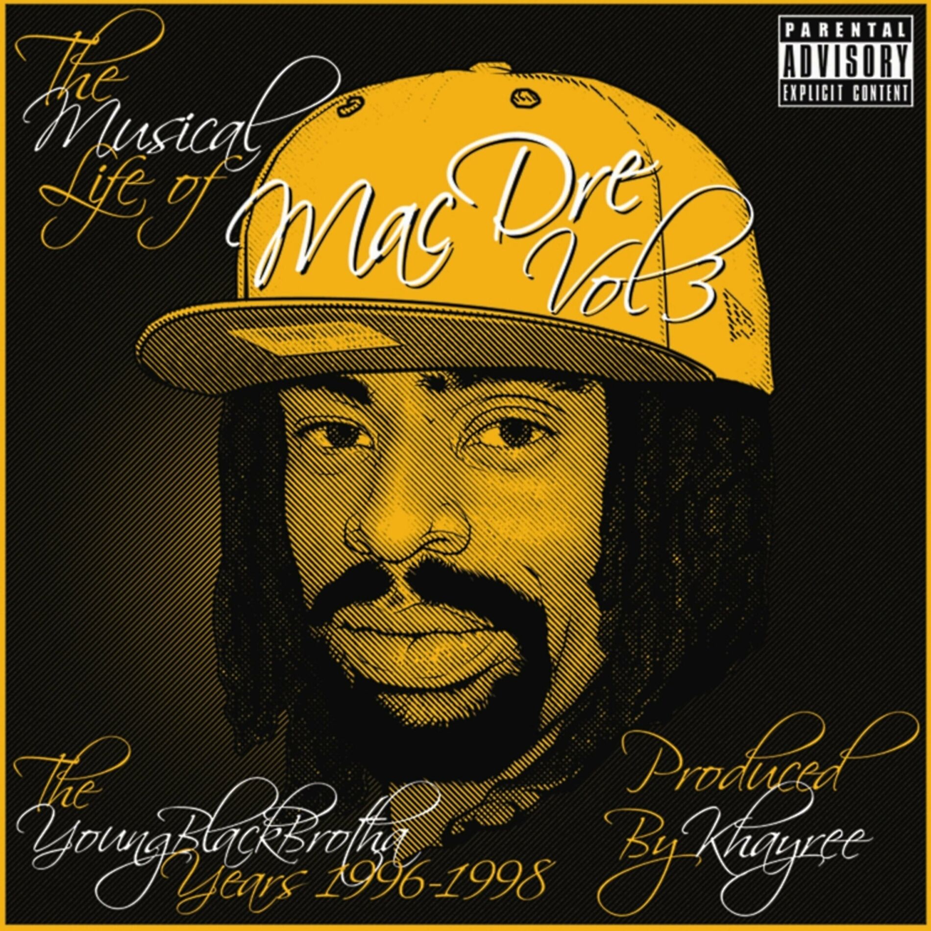 Album cover of The Musical Life of Mac Dre Vol 3 - The Young Black Brotha Years: 1996-1998