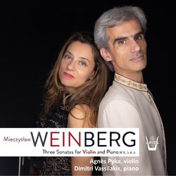 Cover of Weinberg: 3 Sonatas for Violin and Piano