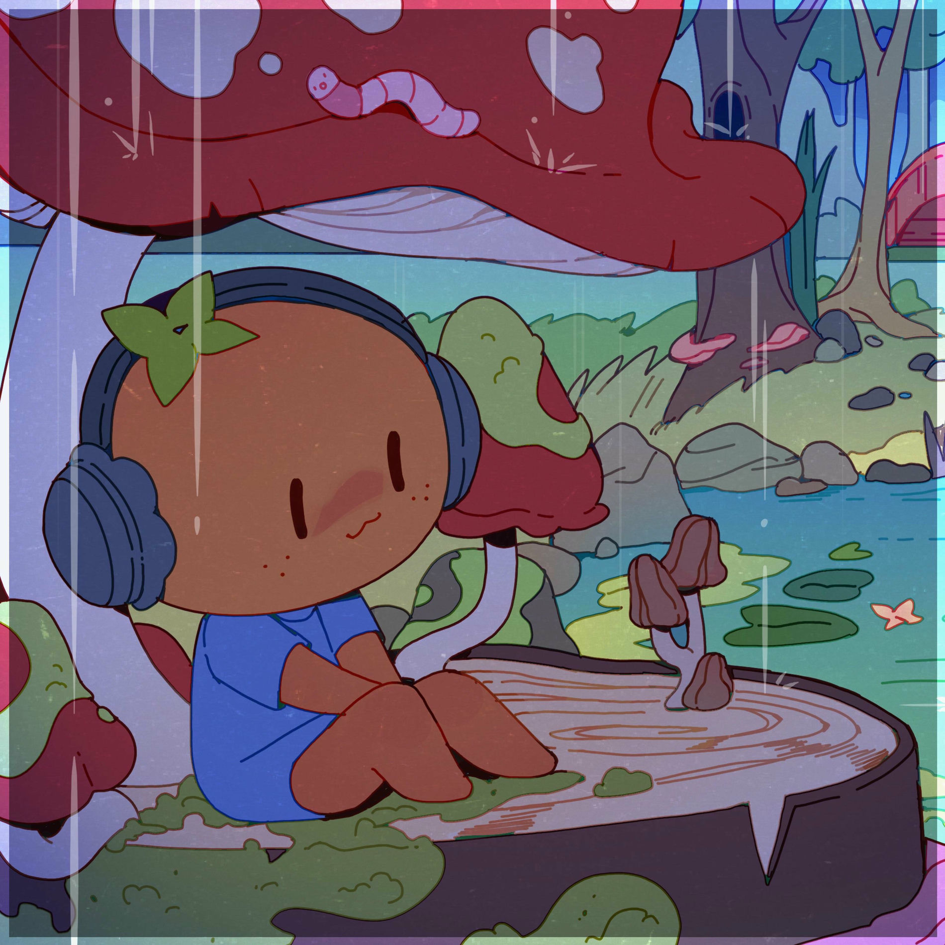 Album cover of Peaceful frog pond