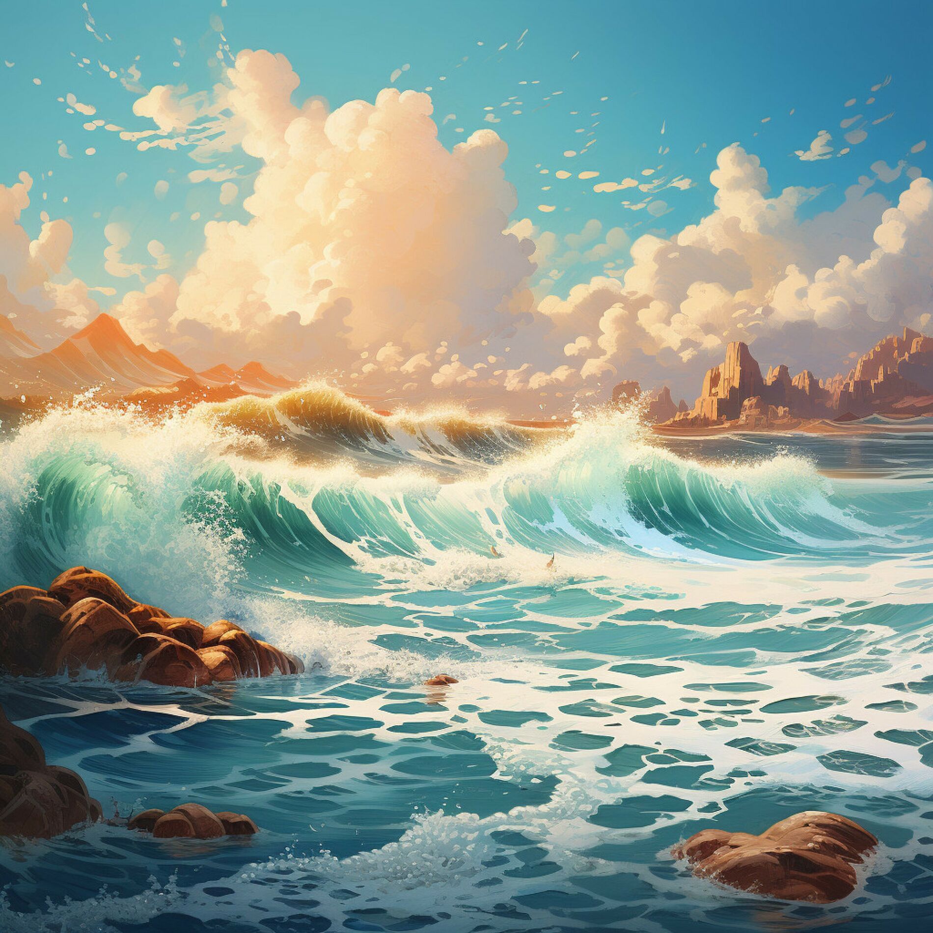 Album cover of Office Tides: Ocean Work Rhapsody