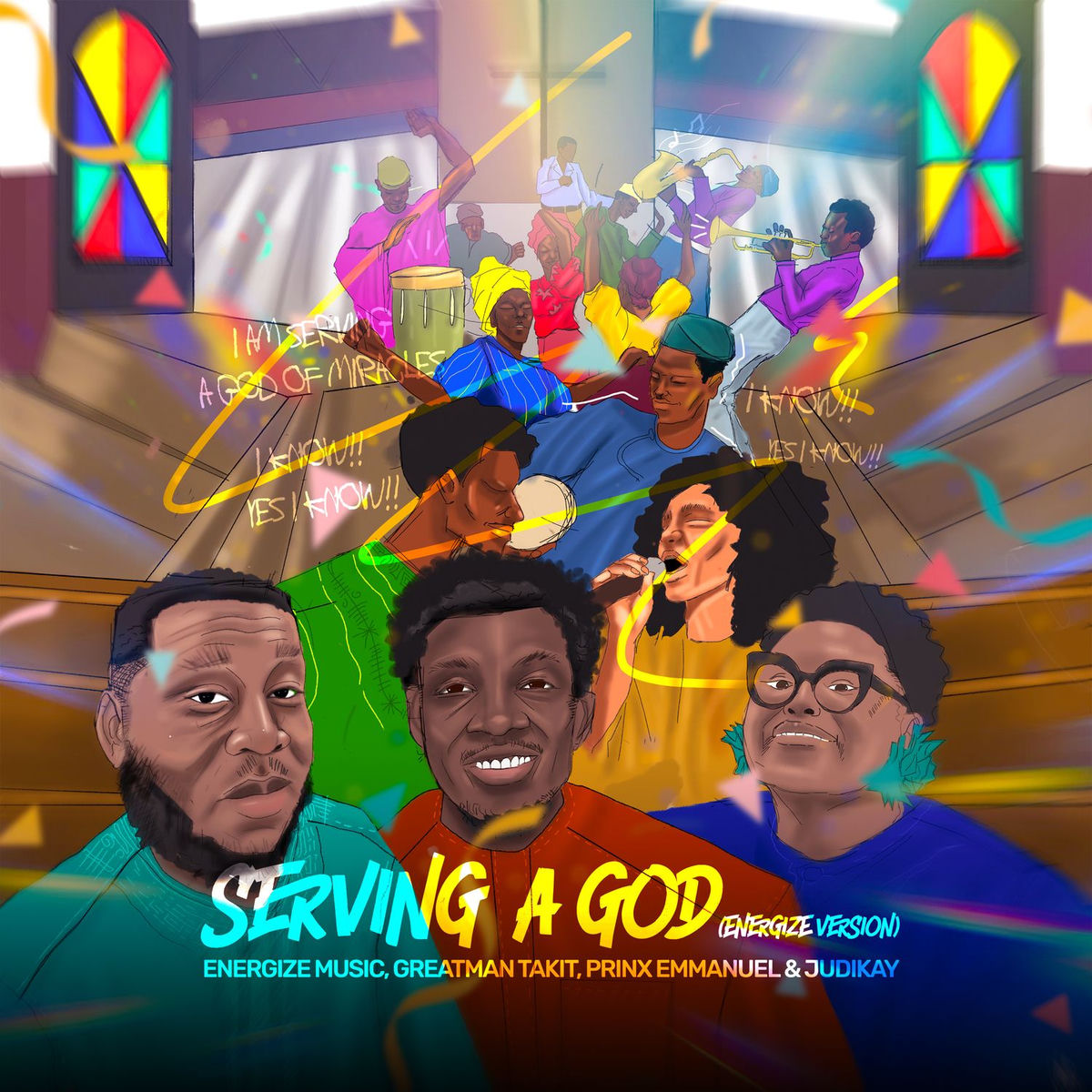 Album cover of Serving A God