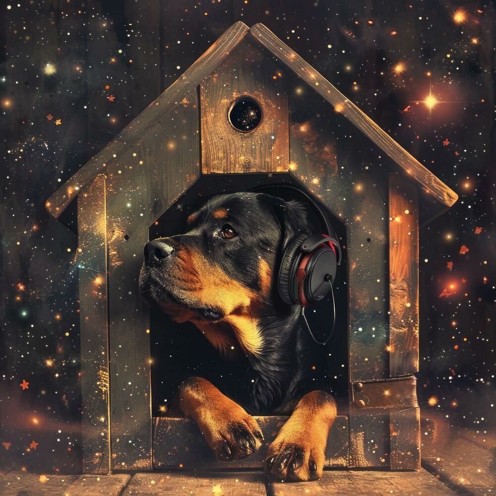 Picture of Canine Bliss: Joyful Doghouse Moments