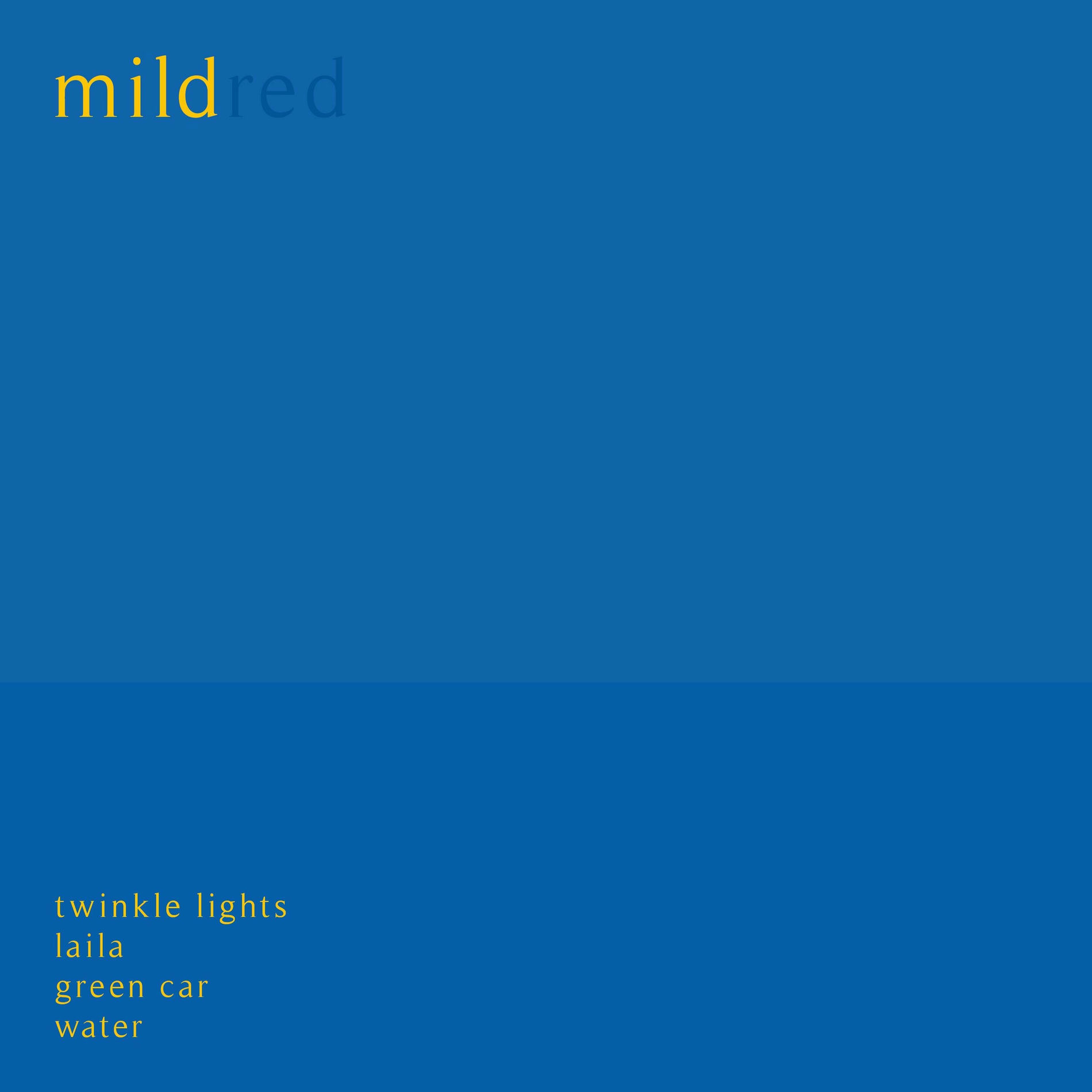 Album cover of mild