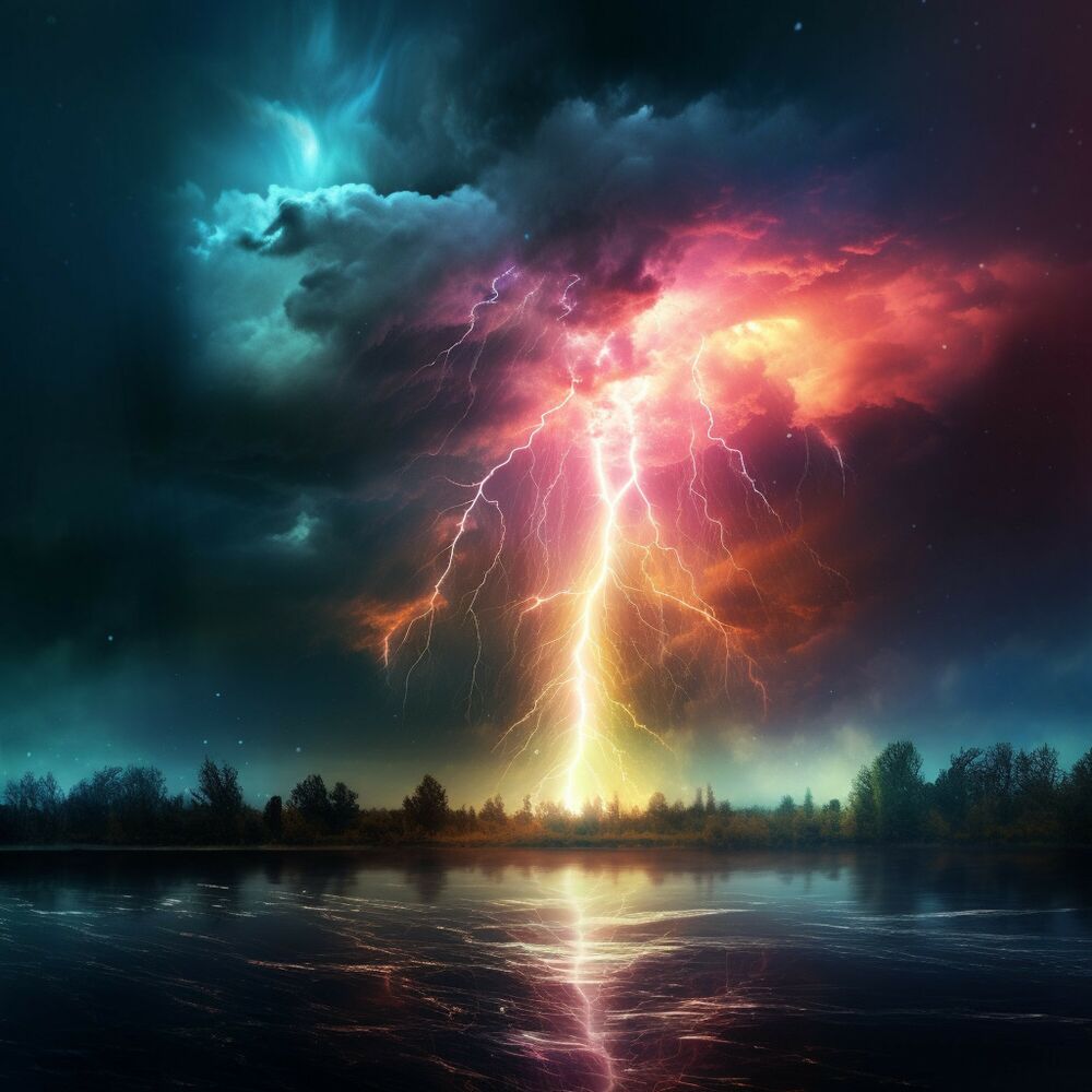 Picture of Thundering Skies: Symphony's Natural Beauty