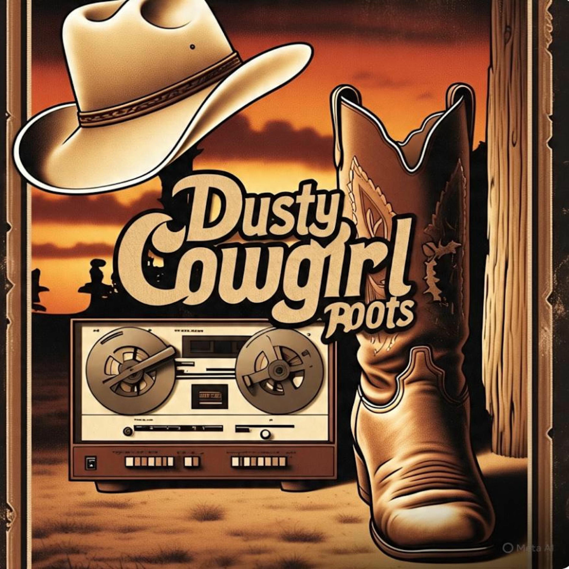 Album cover of Dusty Cowgirl Boots