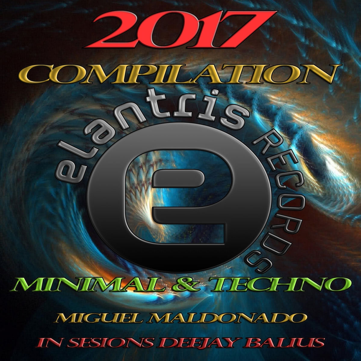 Album cover of Elantris Records Compilation Minimal & Techno 2017 in sesions