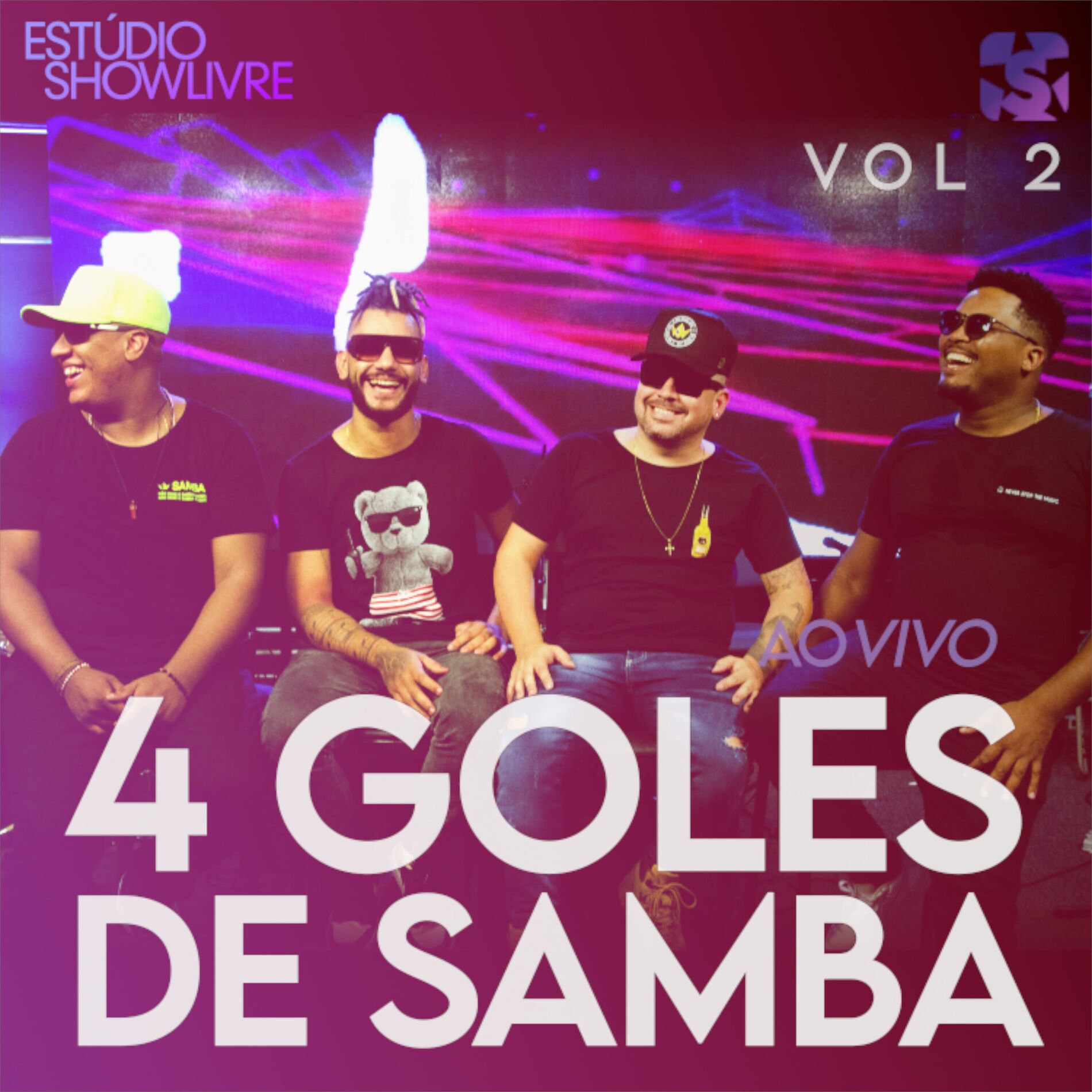 Album cover of 4 Goles de Samba no Estúdio Showlivre, Vol. 2 (Ao Vivo)