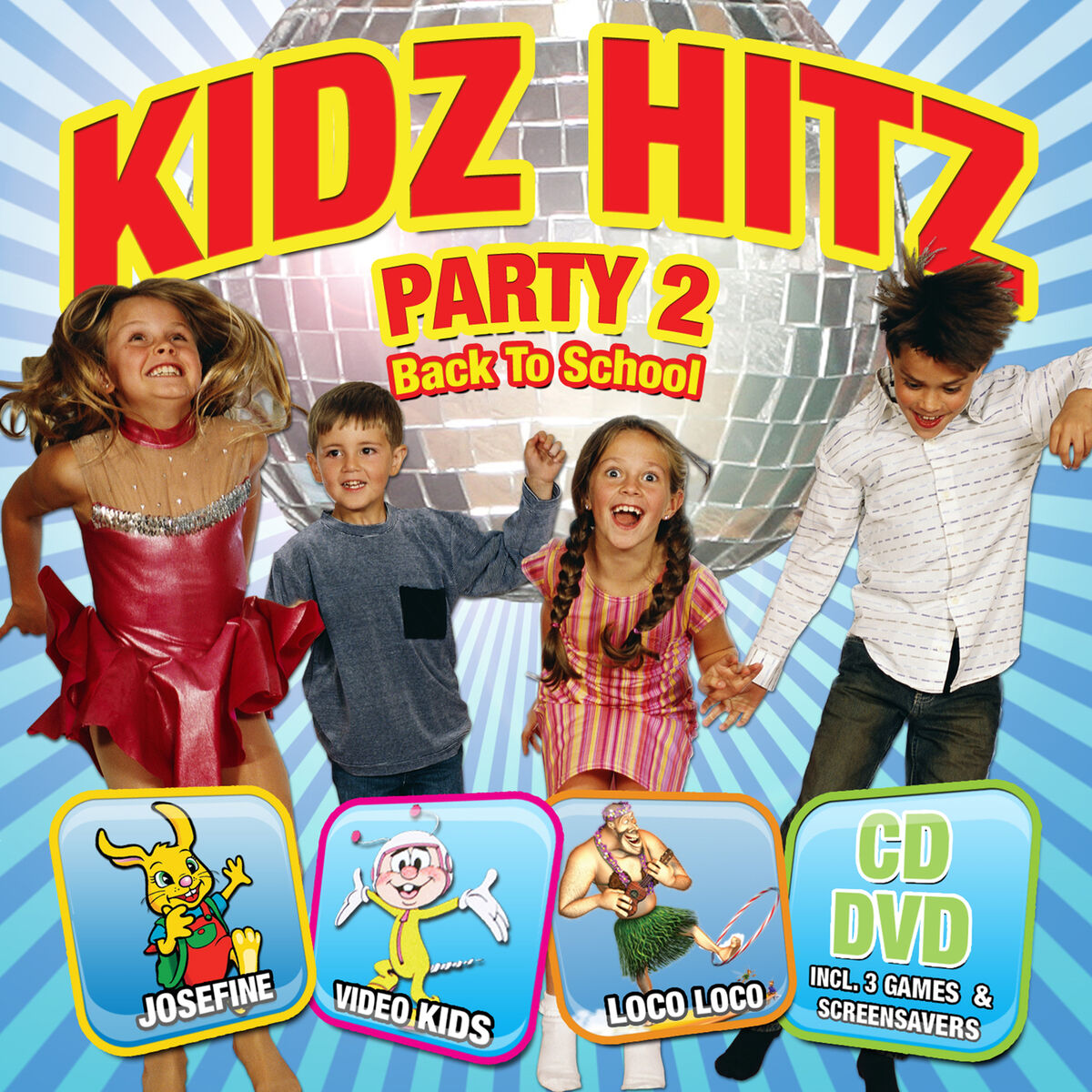 Album cover of Kidz Hitz Party 2 – Back to School