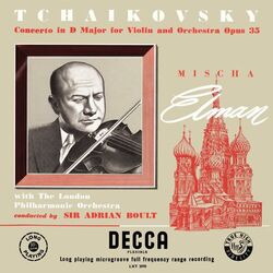 Cover of Tchaikovsky: Violin Concerto; Suite for Orchestra No. 3 (Adrian Boult – The Decca Legacy III, Vol. 5)