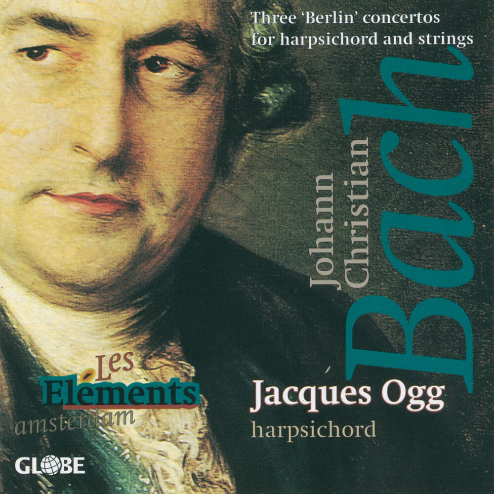 Picture of J.C. Bach: Three 'Berlin' Harpsichord Concertos for Harpsichord and Strings