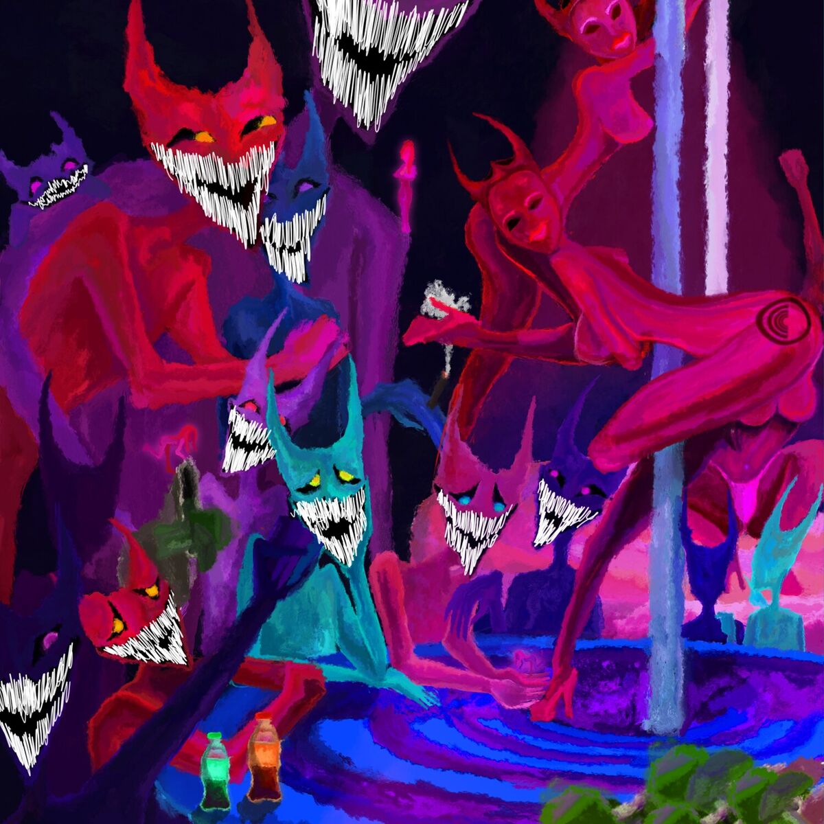 Album cover of DEMONS AROUND ME