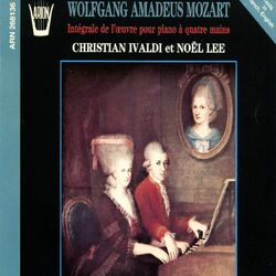 Cover of Mozart : Intégrale de l'oeuvre pour piano à 4 mains