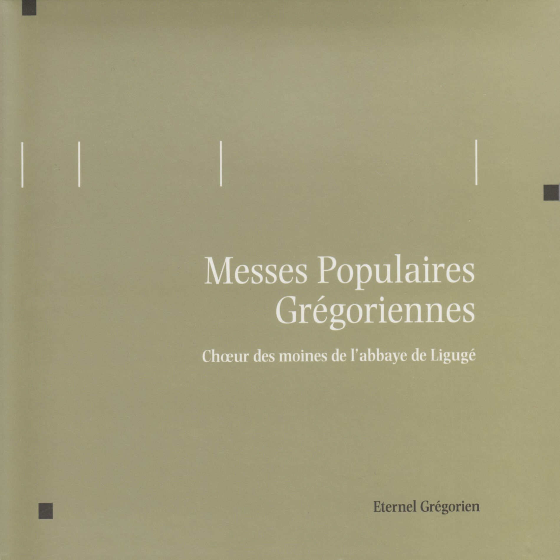 Album cover of Messes populaires grégoriennes