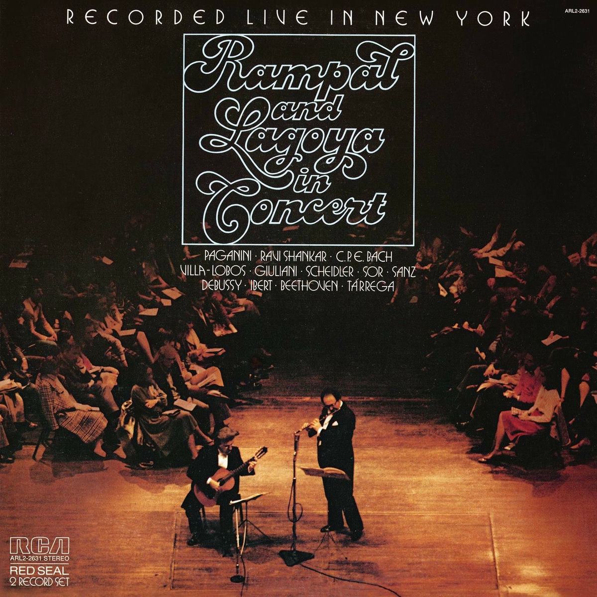 Album cover of Rampal and Lagoya in Concert at Lincoln Center in New York (Remastered)