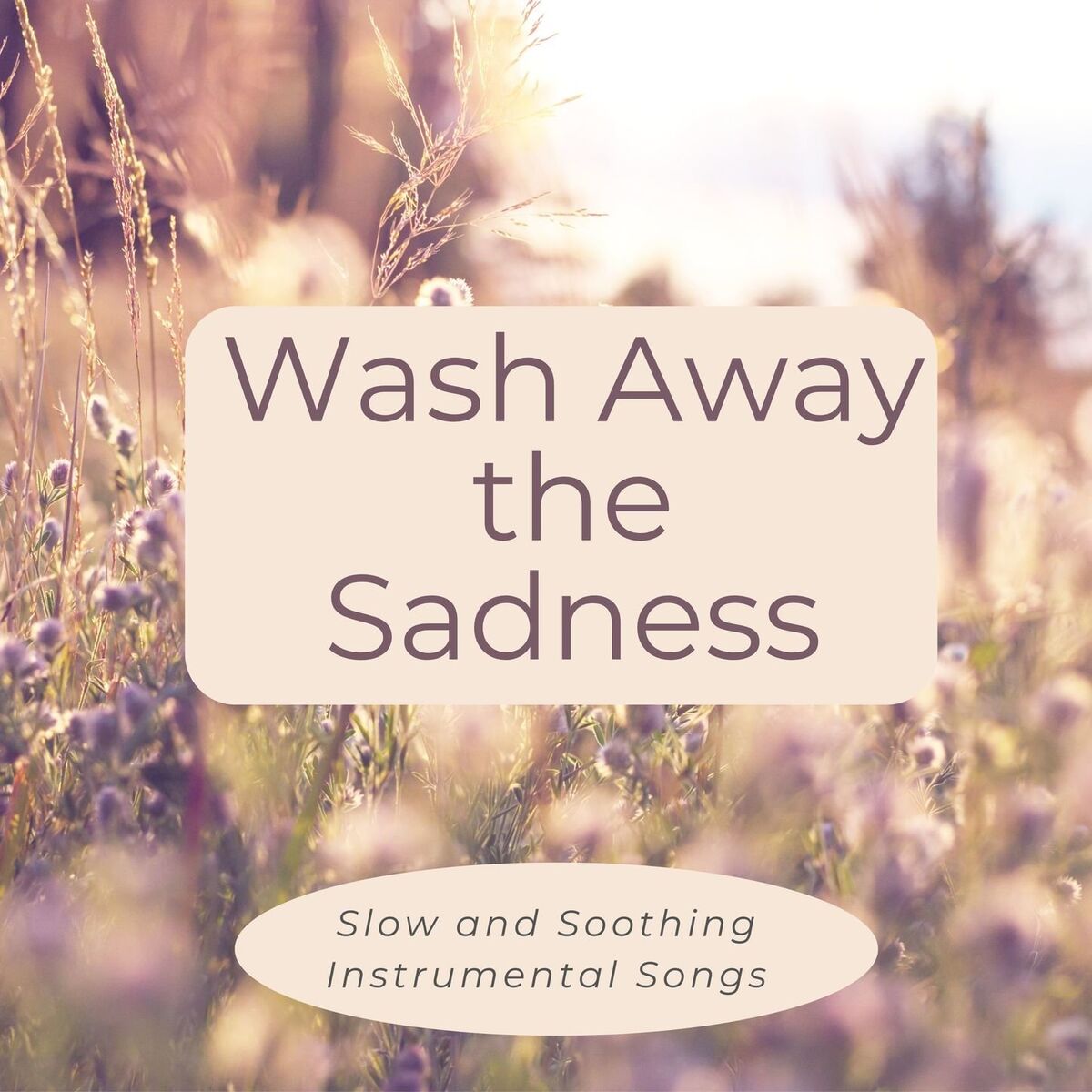 Album cover of Wash Away the Sadness: Slow and Soothing Instrumental Songs