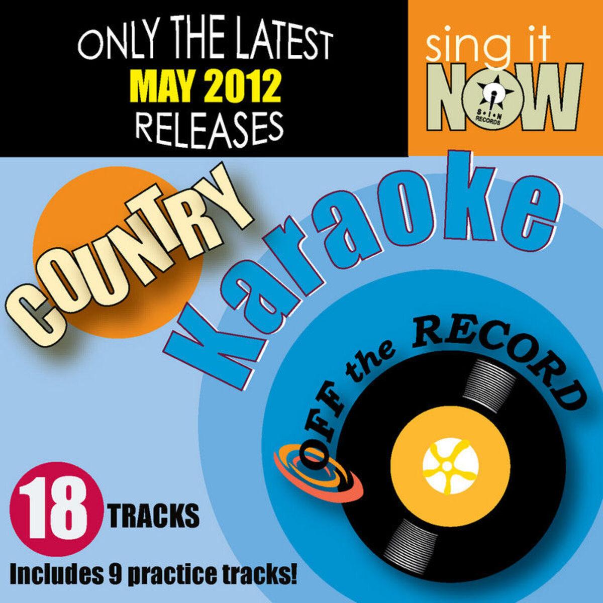 Album cover of May 2012 Country Hits Karaoke