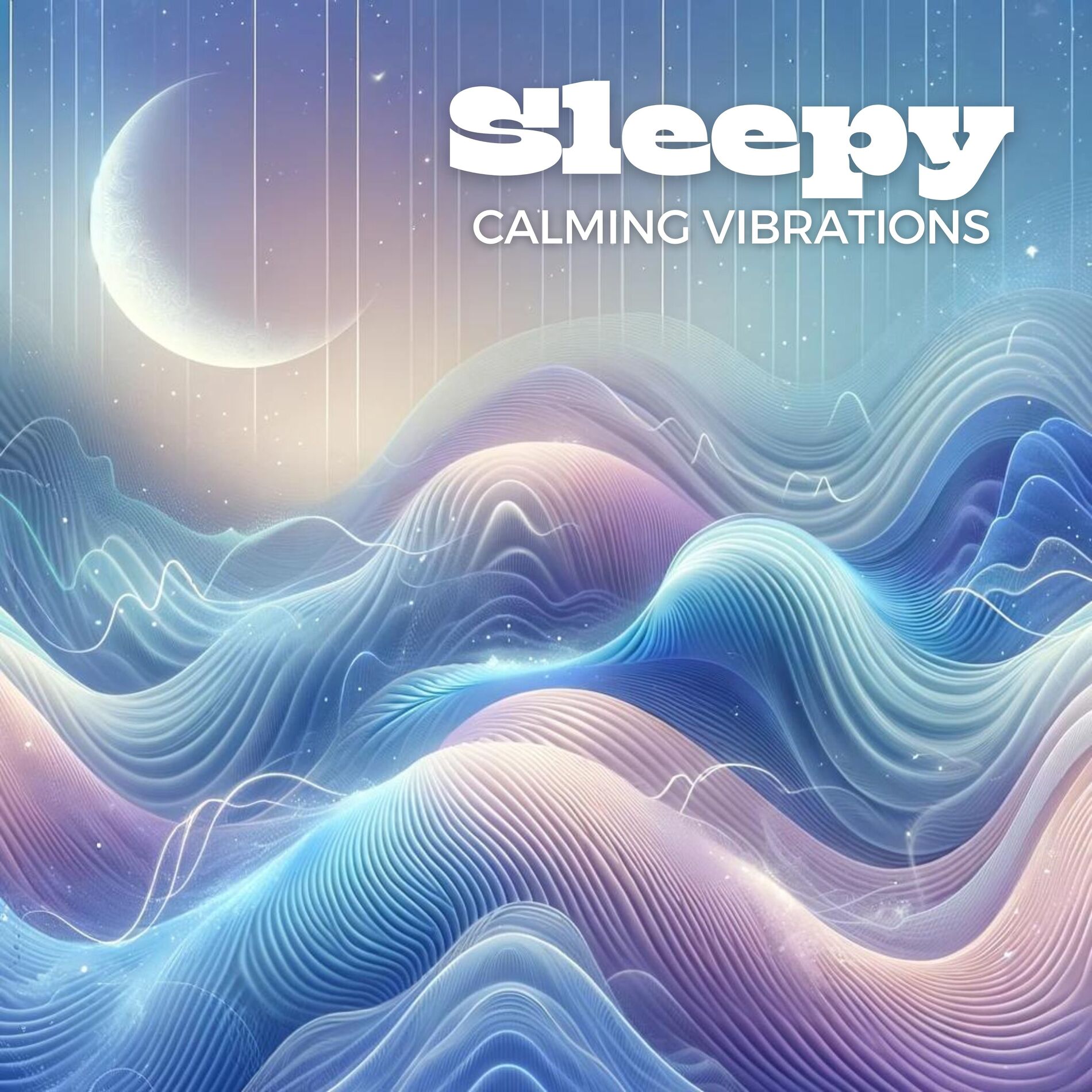 Album cover of Sleepy Calming Vibrations: Theta Brainwaves to Fall Asleep Deeply