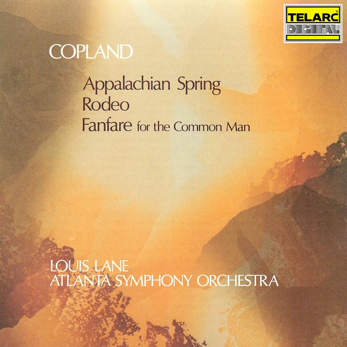 Album cover of Copland: Appalachian Spring, Rodeo & Fanfare for the Common Man
