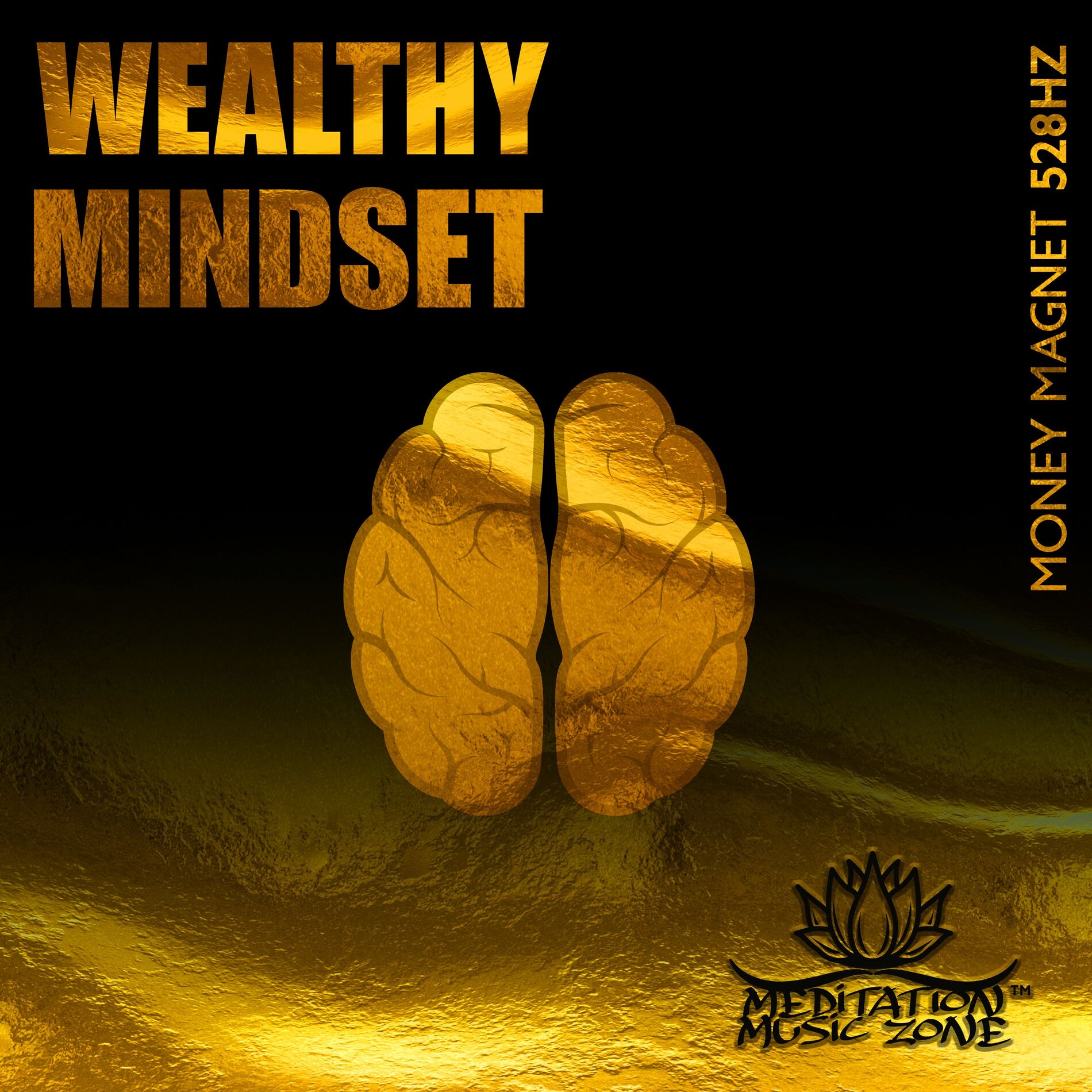 Album cover of Wealthy Mindset: Money Magnet 528Hz, Sleep Programming Affirmations for Abundance, Attract Good Luck and Fortune