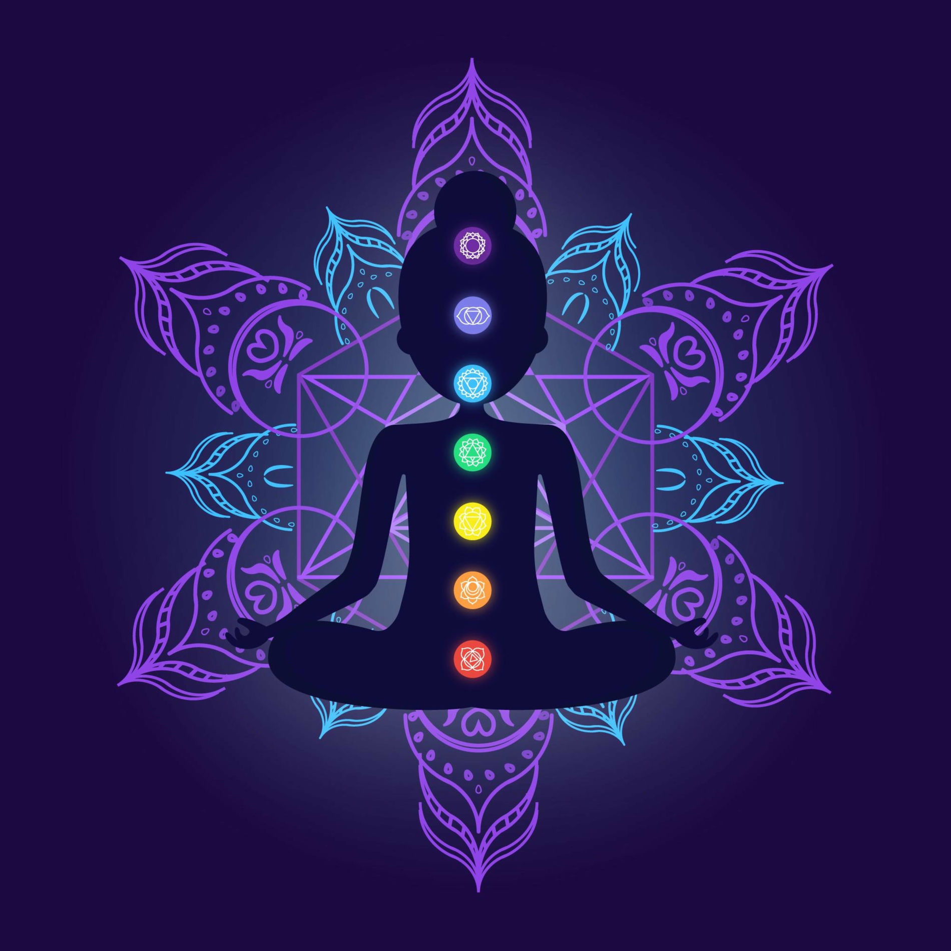 Album cover of Unblock and Heal All 7 Chakras: Aura Cleansing, Focus, and Mindful Relaxation