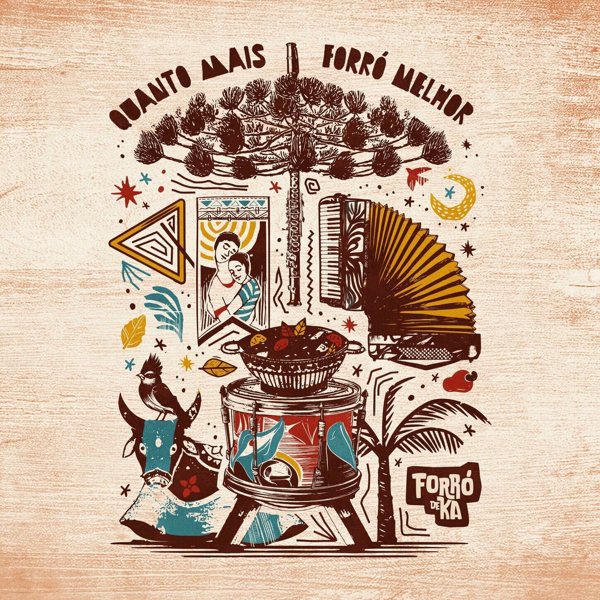 Album cover of Quanto mais forró melhor