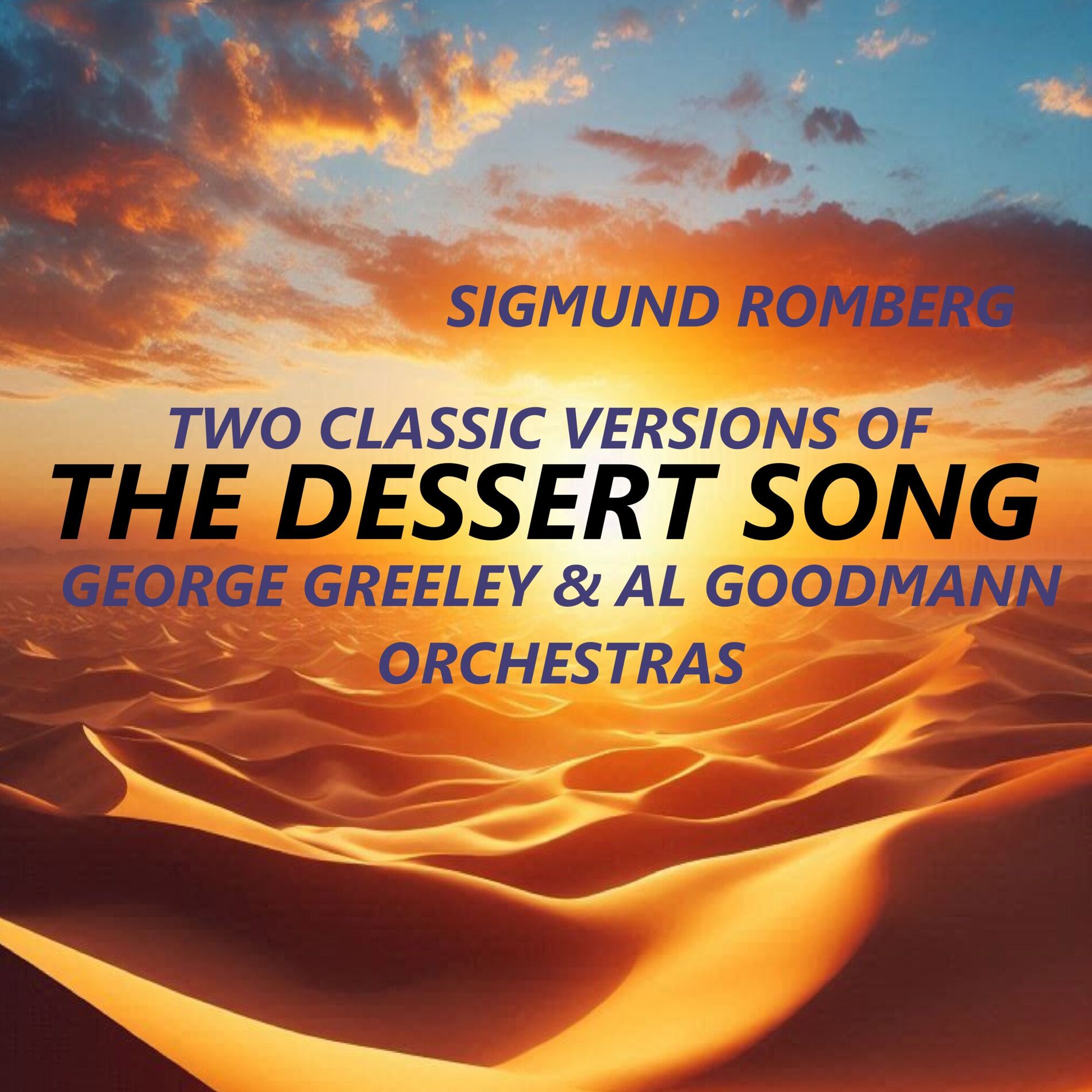 Album cover of Two Classic Versions of the Desert Song