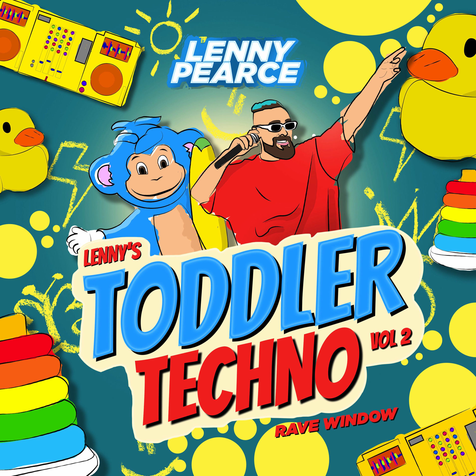 Album cover of Lenny's Toddler Techno (Vol 2): Rave Window