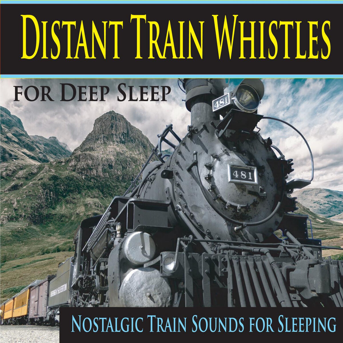 Album cover of Distant Train Whistles for Deep Sleep (Nostalgic Train Sounds for Sleeping)