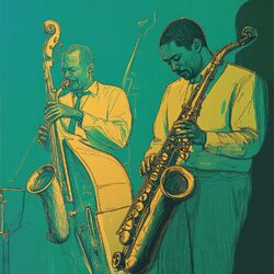 Cover of Tonernas Magiska Resa genom Jazzens Historia