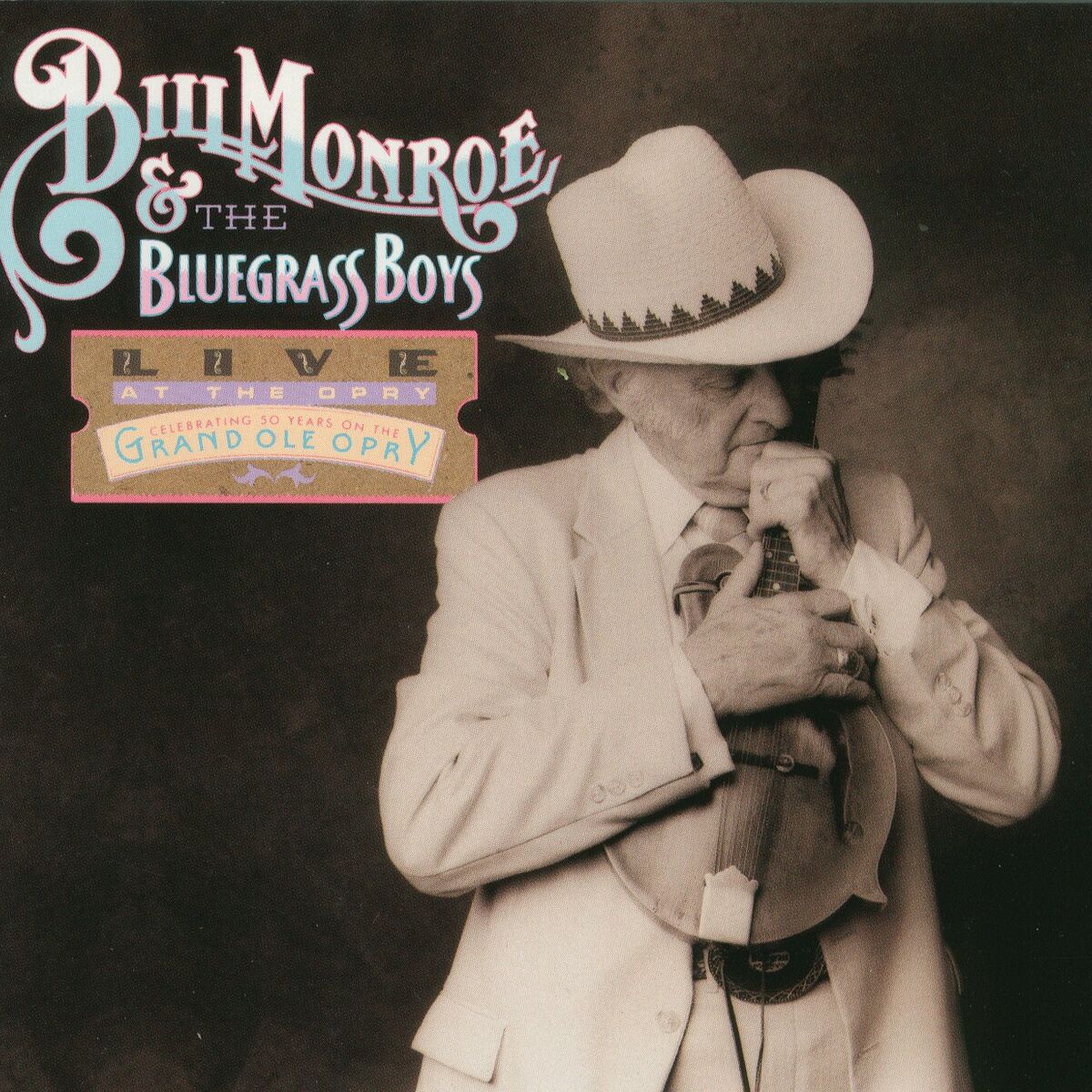 Album cover of Bill Monroe & The Bluegrass Boys - Live At The Opry