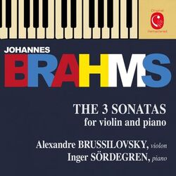 Cover of Brahms: Violin Sonatas Nos. 1 - 3