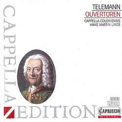 Cover of Telemann: Overtures