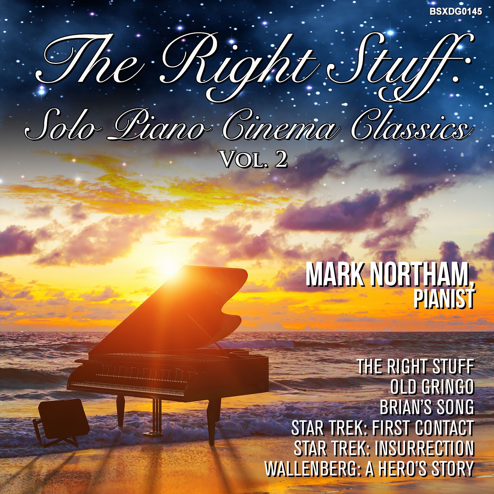 Album cover of The Right Stuff: Solo Piano Cinema Classics Vol. 2