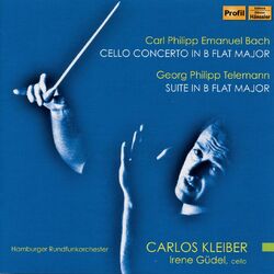 Cover of C.P.E. Bach: Cello Concerto in B-Flat Major - Telemann: Suite in B-Flat Major