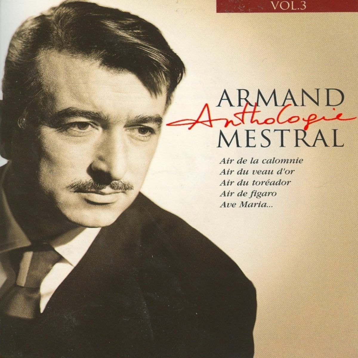 Album cover of Armand mestral anthologie vol 3