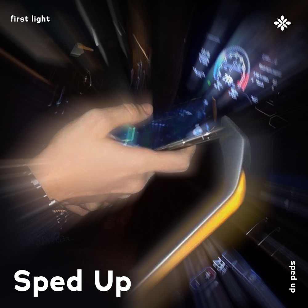Album artwork for first light - sped up + reverb by Pearl